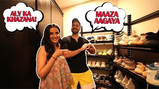 Will Aly Choose Jasmin or Sneakers?🤨 | Aly's Sneaker Collection | Jasmin Bhasin | Aly Goni