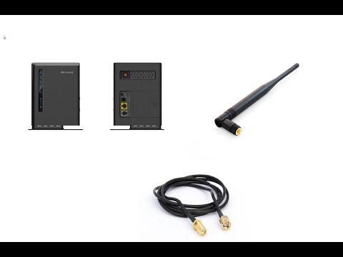 Huawei E5172 4g router setup with external/outdoor antenna