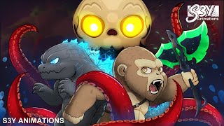 Baby Godzilla, Kong vs. Skull Kraken - Animation 19