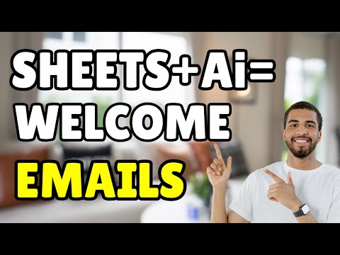 How to Auto Send Welcome Emails Using Google Sheets + ChatGPT | No Code Needed