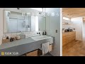 【ROOM TOUR】自然と片付く暮らし|暖炉|ステンレスキッチン|真鍮|勾配屋根|片流れ|リビング土間|土間|寝室床上げ|造作|ベッドスペース収納|北欧|モルタル|オーク