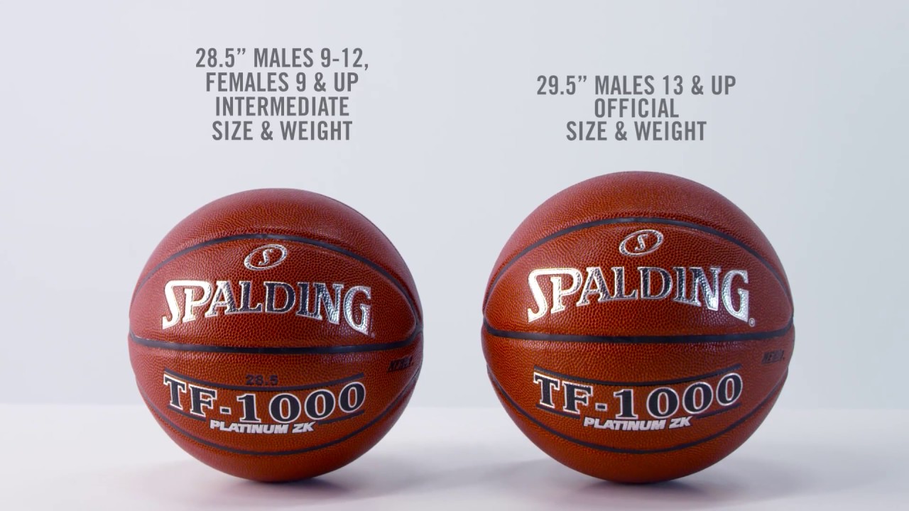 Spalding TF-1000 Platinum ZK Indoor Game Basketball - YouTube