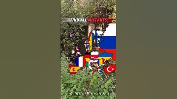 Find all mistakes #mapping #mapper #europe #geography #history #map #globalmapper #shorts