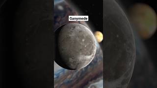 Largest Moon of our Solar System - Ganymede Moon of Jupiter #shorts #space #moon #jupiter #animation