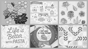 A Playful Picture Collection of Art & Joy Hey Color By Number Game Relaxing Coloring🌸 #coloringbook