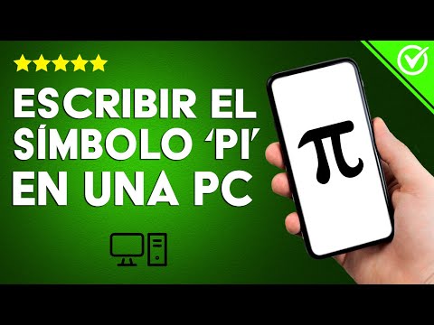 ¿Cómo escribir el SÍMBOLO &#039;PI&#039; con el teclado de mi PC? - Windows o Mac