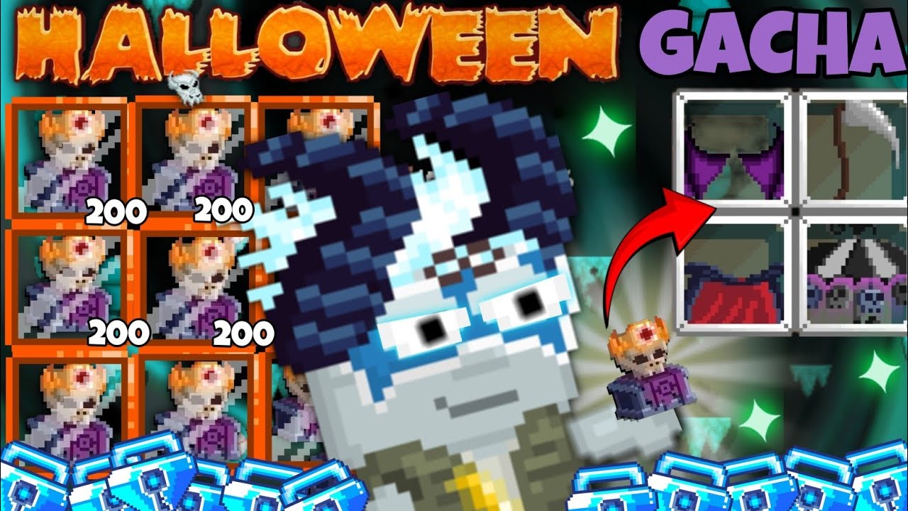 БЕЗУМНАЯ ПРИБЫЛЬ НА ХЭЛЛОУИН!🎃 (Halloween Gacha) | Growtopia