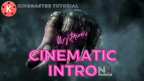 Epic Cinematic Intro in KineMaster || PixelLab || Tutorial
