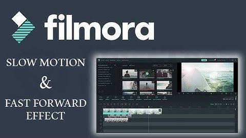 Wondershare Filmora | How To Smooth Slow Motion & Fast Forward | Urdu Tutorial