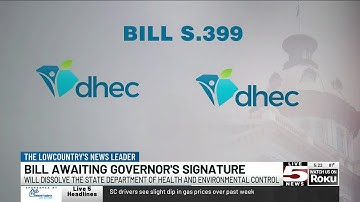 VIDEO: Bill to split SC health department waiting for governor