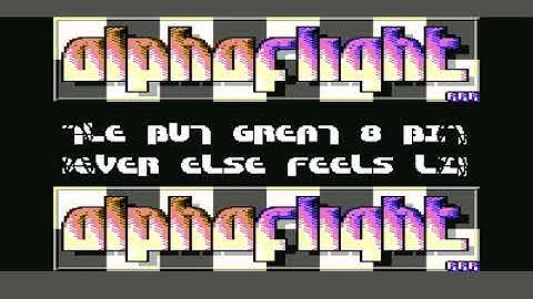 (AFL) Alpha Flight 1970 Intro 070 ! Commodore 64 (C64)
