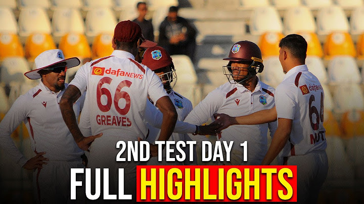 Full Highlights | Pakistan vs West Indies | 2nd Test Day 1 | PCB | M2I1A