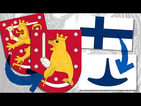 Finland's flag and