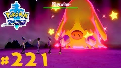Pokemon Sword Shiny Dynamax Piloswine Raid & Catch