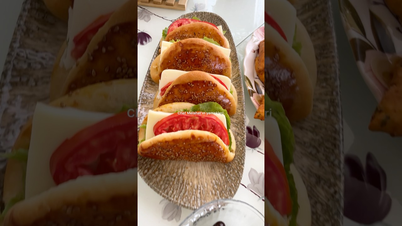 PAZAR KAHVALTILARINIZ İÇİN❗️NEFİS😋PRATİK 👌 SANDVİÇ EKMEKLERİ💯HAZIRLADIM