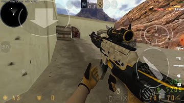 unedited uncut and no audio CS:GO android gameplay