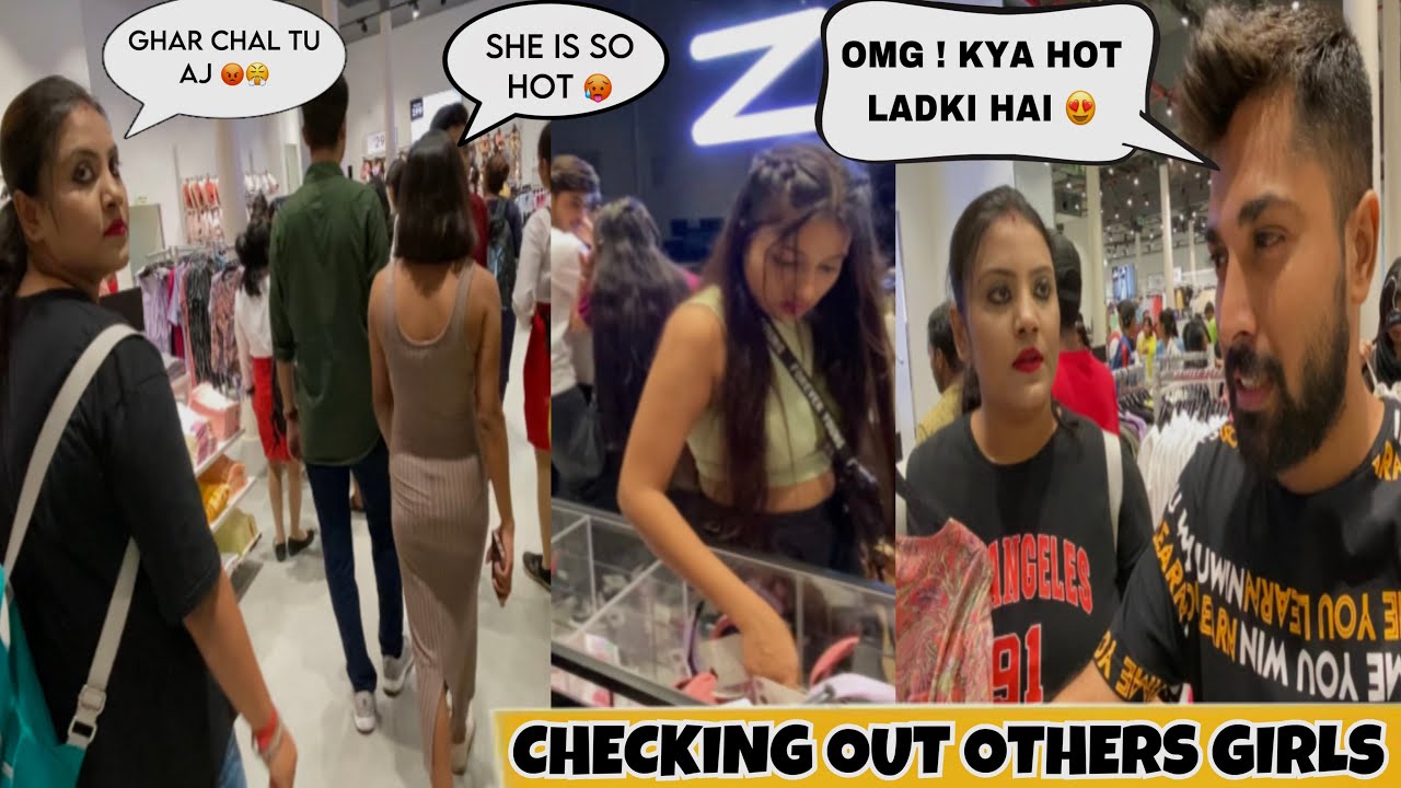 Checking Out Others Girls In Front Of Wife 🤪Prank On Wife | She Got Jealous 🥵| Couple Prank Tv