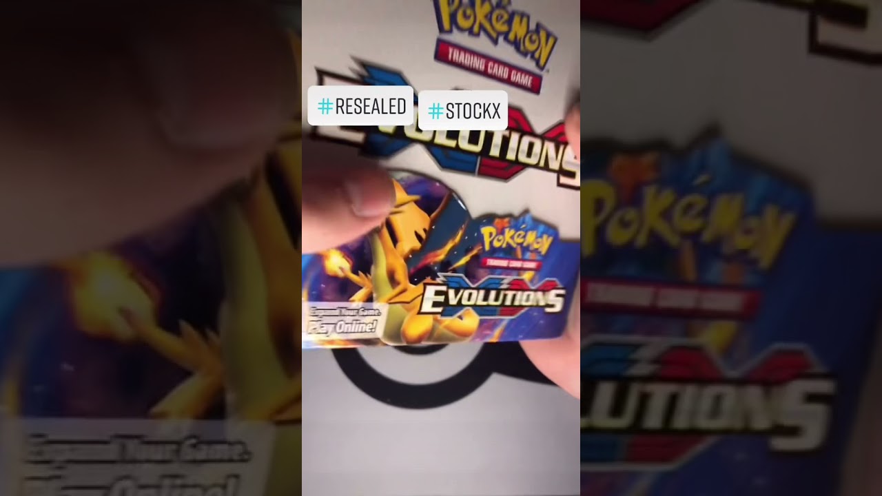 STOCKX RIPPED ME! DO NOT BUY FROM THEM. Pokemon Opening will be soon of this RESEALED XY EVOLUTIONS