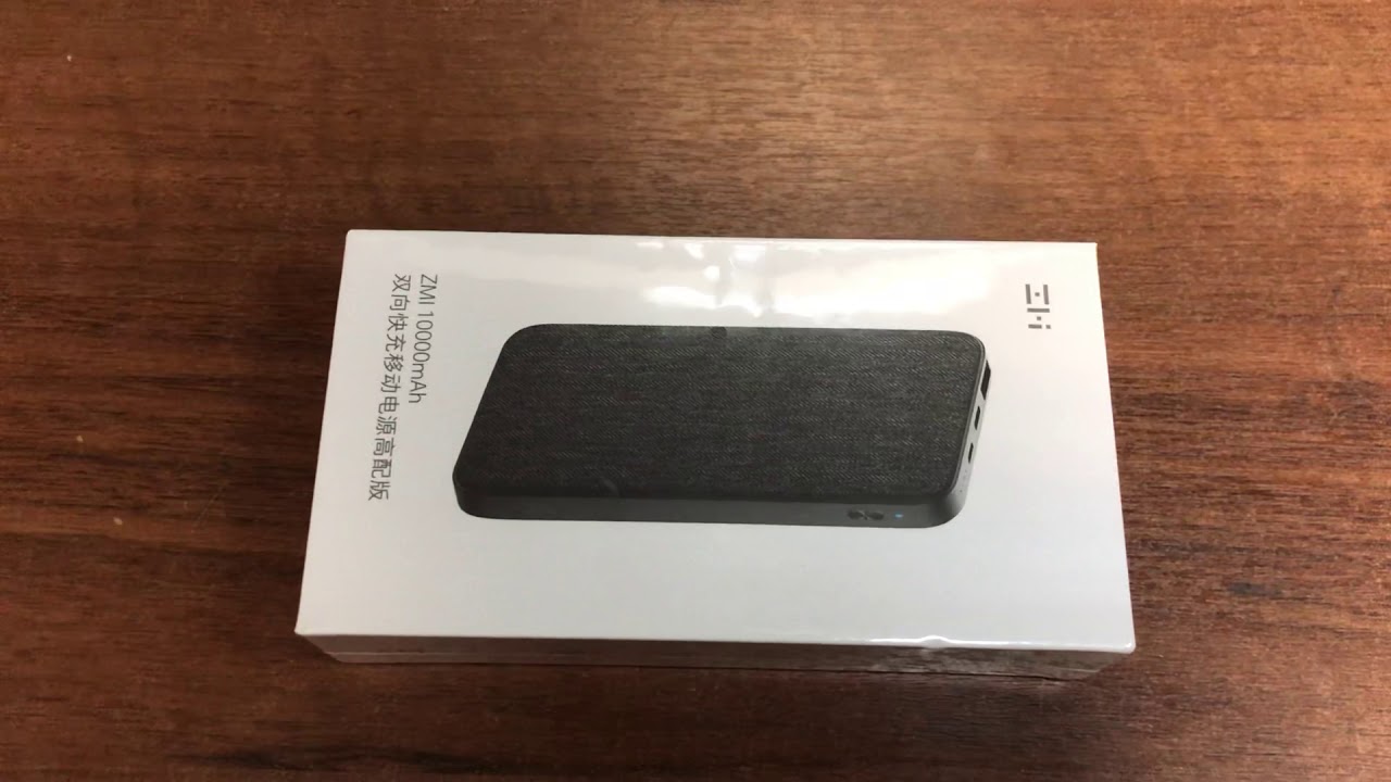 Аккумулятор Xiaomi ZMi Power Bank 10000 mAh (QB910) - Обзор и распаковка!