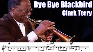 Clark Terry - Bye Bye Blackbird [Transcription] Trumpet Solo Bb