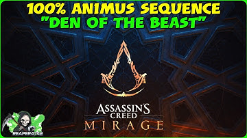 Den Of The Beast Animus Sequence in Assassins Creed Mirage