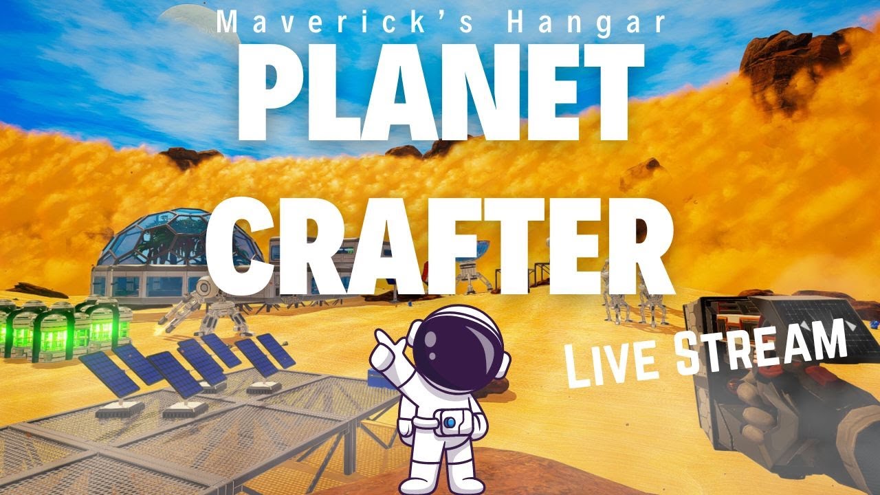 From Barren Rock to Paradise: Terraforming Mars in Planet Crafter! (LIVE)