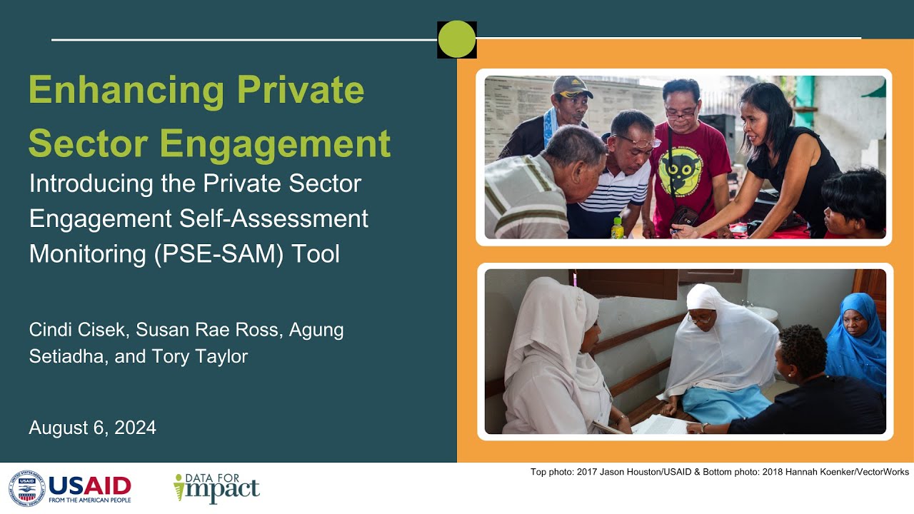 Introducing the Private Sector Engagement Self Assessment Monitoring ...