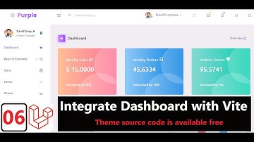 (06) Bootstrap Dashboard in Laravel with Vite | Compile Theme Assets in Laravel with Vite