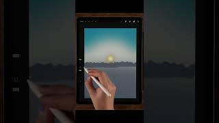 SUNRISE Landscape #learning #procreate screenshot 5