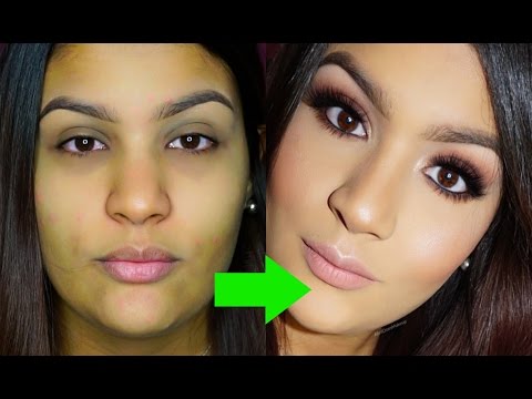 BASE PERFECTA PARA PIEL SUPER GRASA!!! | PRINCIPIANTES | AbrilDoesMakeup ♡