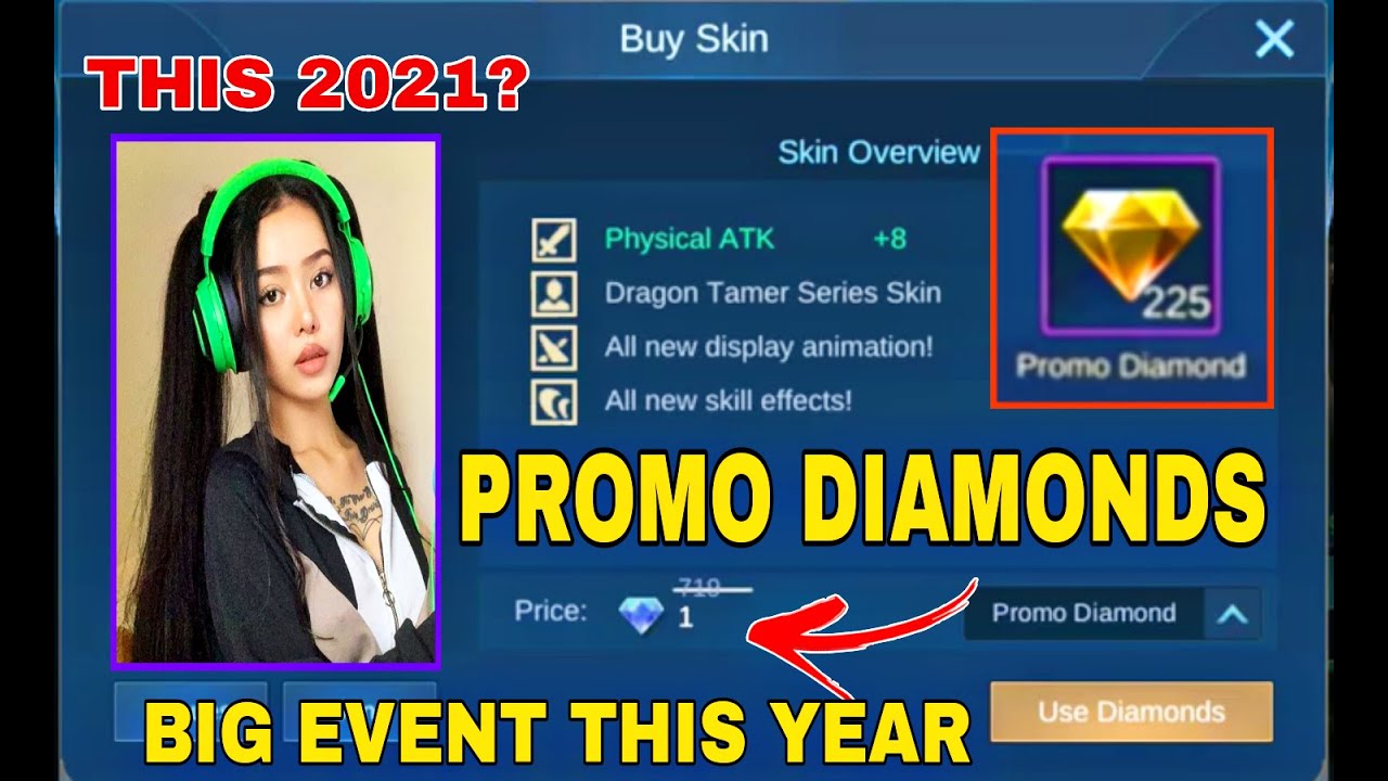 BIG EVENT THIS 2021 - PROMO DIAMOND BACK AGAIN? MOBILE LEGENDS EVENT. promo diamond ml new event