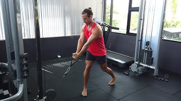 Cable Woodchop (Low to High) | Best Exercise for Core | Rotational Movement Patterns