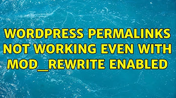 Wordpress Permalinks not working even with mod_rewrite enabled