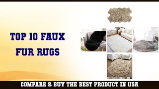 Top 10 Faux Fur Rugs to buy in USA 2021 | Price & Review
