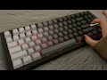 So cool!blavk&gray keyboard!😎🖤🩶 #keyboard #fyp #zornher #zh870#foryou #pc #pcgame #pcgamer #trend