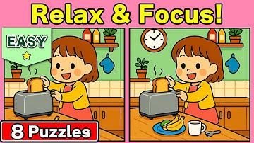 【EASY】Spot the Difference – Find Them All Before Time Runs Out! #76