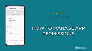 How to Manage App permissions - Xiaomi [Android 11 - MIUI 12]