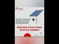 Solar CCTV Camera with 4g wifi & SIM II Waves Telecom II #Shorts