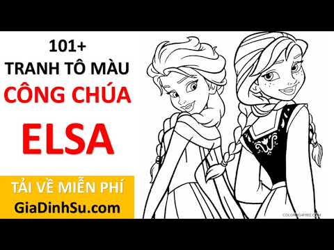 #1 [MIỄN PHÍ] download 101+ hình tô màu công chúa Elsa cho bé – Nữ hoàng băng giá – tại Giadinhsu.com Mới Nhất