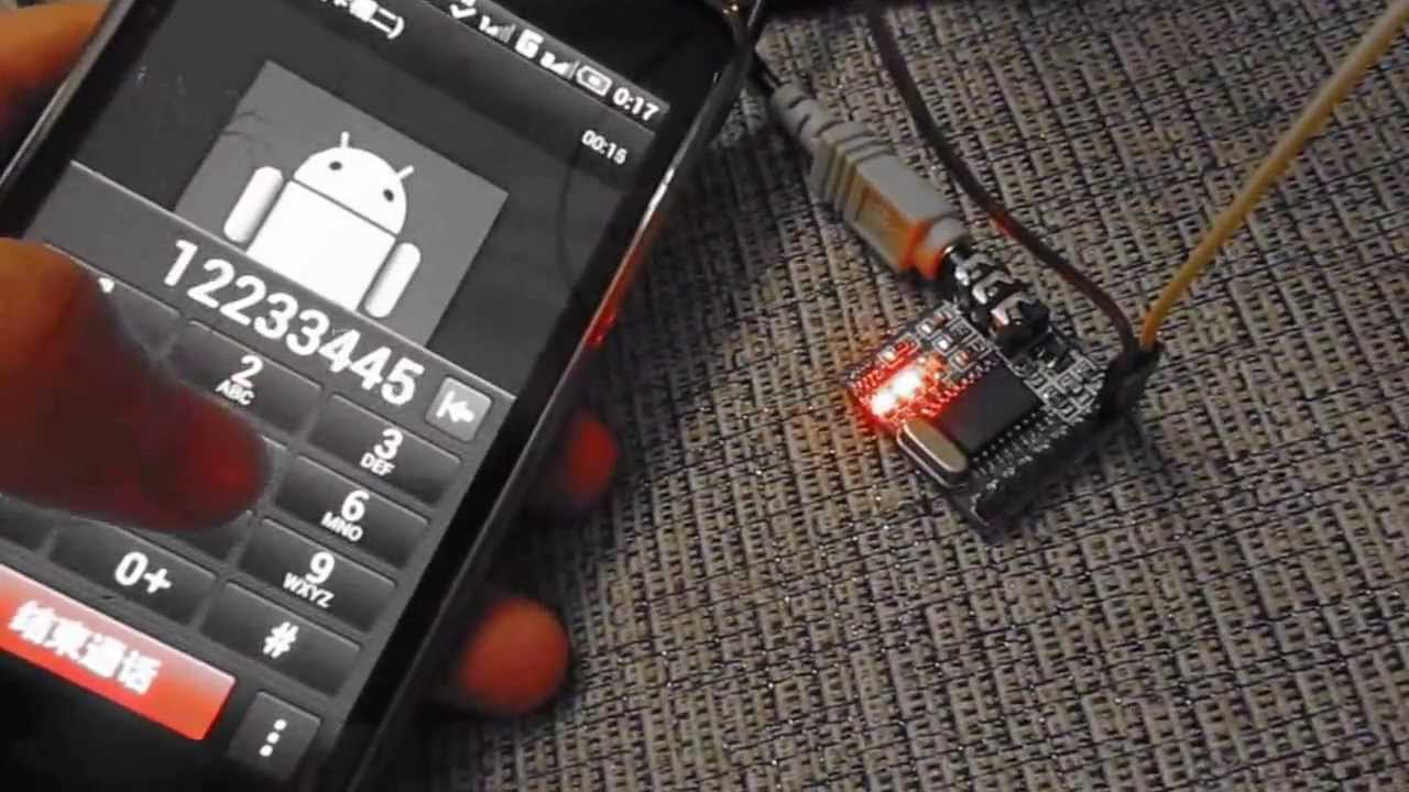 MT8870 DTMF Demo Video w/Phone - YouTube