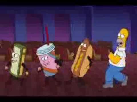 Simpsons Let's Go simpsons lets all go to the lobby - YouTube