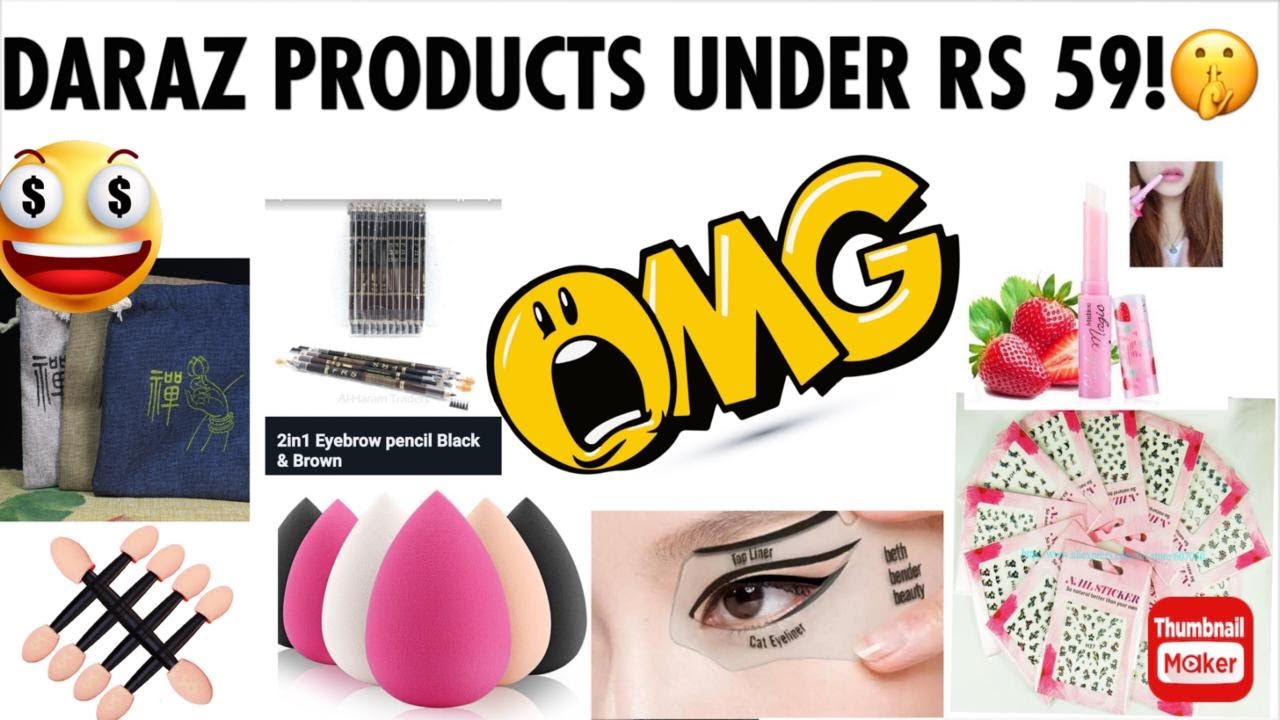 DARAZ BEAUTY PRODUCTS UNDER RS.59 YouTube