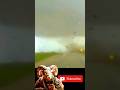 "Unbelievable: Red Chevy Truck Takes on Tornado!" #shorts #trucks