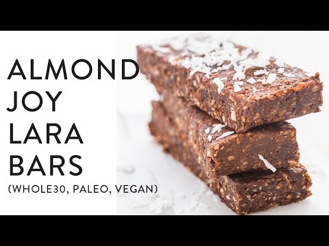 Almond Joy Lara Bars Recipe (Chocolate Coconut Chew Bars)