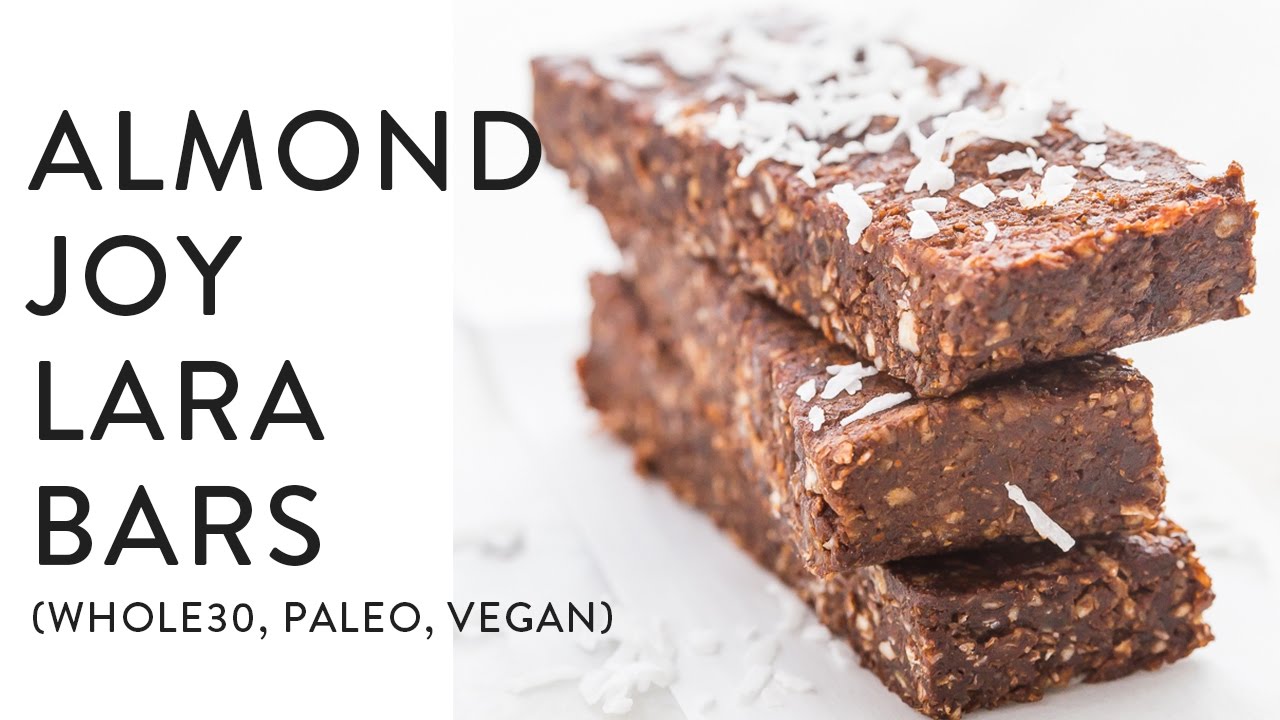 Almond Joy Lara Bars Recipe (Chocolate Coconut Chew Bars) YouTube