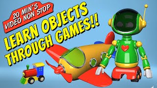 Educational Video Learn Shapes for Children 20 mins Puzzle Game Race Car Game Toy Train screenshot 5