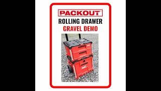 PACKOUT Rolling Drawer Gravel Demo