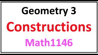Math1146 | Chapter 3