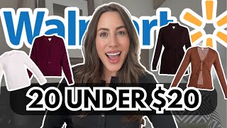 20 Must Haves for Under $20 | Walmart try on Haul Fall 2026 | Sweater Weather