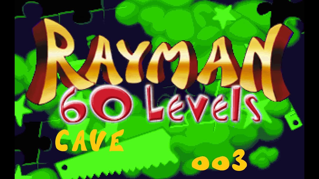 Rayman 60 Levels - Cave - Map 3 (medium easy) - [MS-DOS] - YouTube